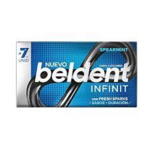 [30465] CHICLES BELDENT INFINIT SPEARMINT 7 UNIDADES