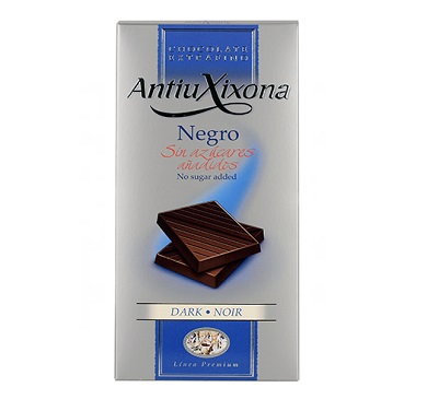 [35060] CHOCOLATE ANTIU XIXONA SIN AZUCAR DARK 90 GRAMOS