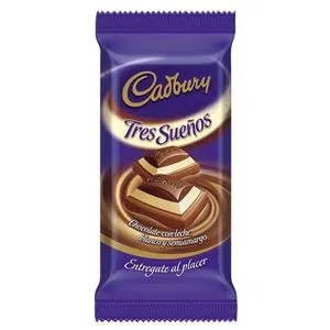 [2130] CHOCOLATE CADBURY TRES SUEÑOS 82 GRAMOS