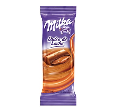 [1166] CHOCOLATE MILKA DULCE DE LECHE 135 GRAMOS