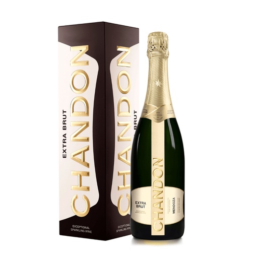 [1077] ESPUMOSO CHANDON BRUT DORADO 750 ML CON ESTUCHE
