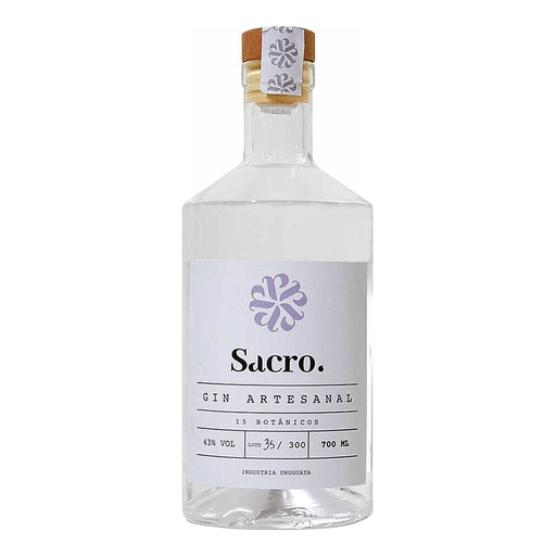 [4187] GIN ARTESANAL SACRO 700 ML