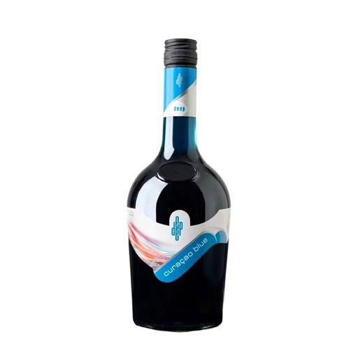 [1862] LICOR DEEP CURACAO BLUE 700 ML