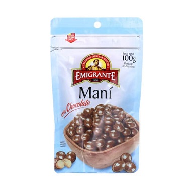 [2061] MANI CON CHOCOLATE EL EMIGRANTE 100 GRAMOS