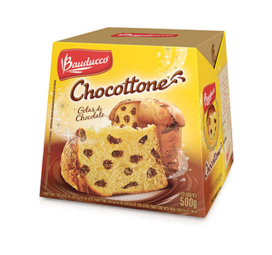 [1768] PANETTONE CHOCOTTONE BAUDUCCO 400 GRAMOS          