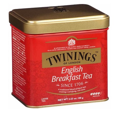 [3807] TE TWININGS ENGLISH BREAKFAST LATA 100 GRAMOS