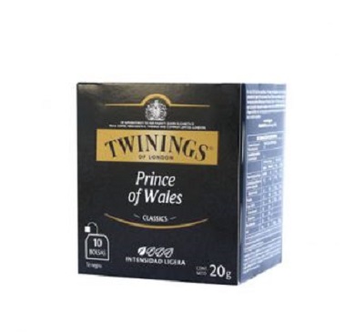 [3810] TE TWININGS PRINCE OF WALES 10 SOBRES