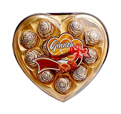 [2038] BOMBONES GINNOU CORAZON 102.4 GRAMOS