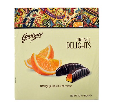 [2266] BOMBONES MELLA/DELIGHT CH CON NARANJA 190 GRAMOS