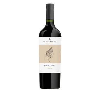 [3249] VINO EL CAPRICHO TEMPRANILLO RESERVA 750 ML