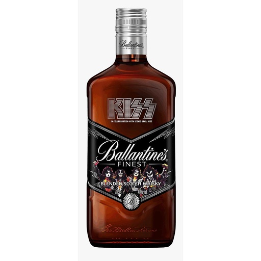 [32423] WHISKY ESCOCES BALLANTINES 1 LITRO EDICION LIMITADA KISS