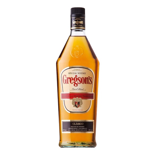 [1079] WHISKY GREGSONS CLASICO 970 ML